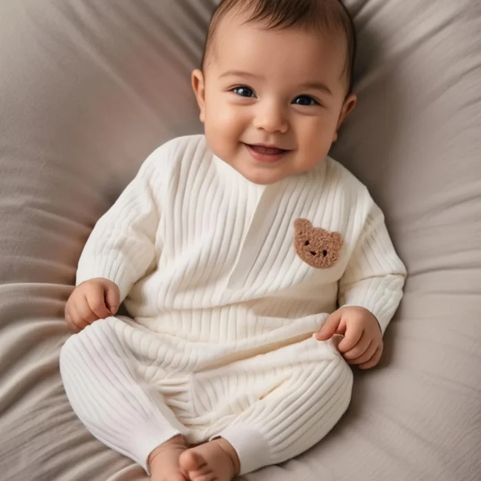 Autumn Baby Clothes Bodysuit&One Pieces Boys Girls Newborn Rompers Solid Color 100 Cotton 0-24M Long Sleeve Loungewear Outfit