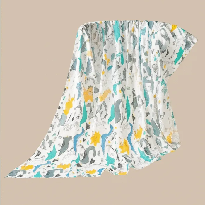 Newborn Baby Blanket Bamboo Cotton Swaddling Wrap Soft Thin Bedding Bath Towel 2 Layer Gauze Stroller Blankets